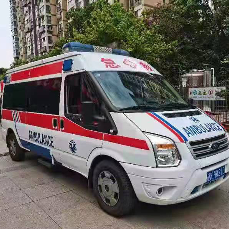 栾城长途救护车护送病人返乡